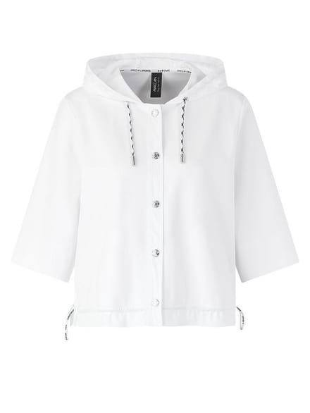 Capuchonsweatvest Van Marc Cain wit