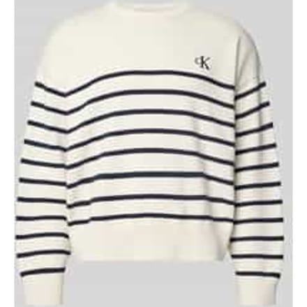 regular fit gebreide pullover van puur katoen