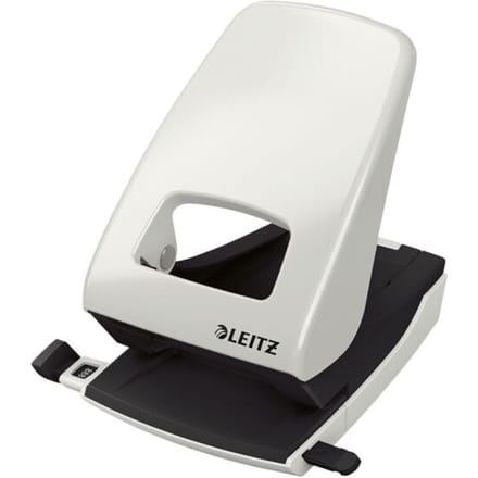 Leitz NeXXt Bureau Perforator - Perforeert Tot 40 Vel - Voor Mappen En Ringbanden - Grijs