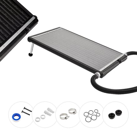 AREBOS Zwembadverwarming - Zwembadverwarming Solar - Pool Heater - 110x65 cm