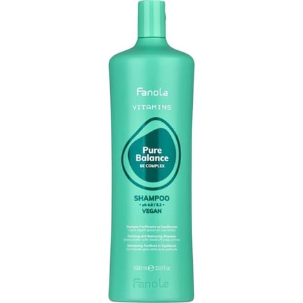 Fanola Vitamins Pure Balance Be Complex Shampoo Basic Dames 1000 ml