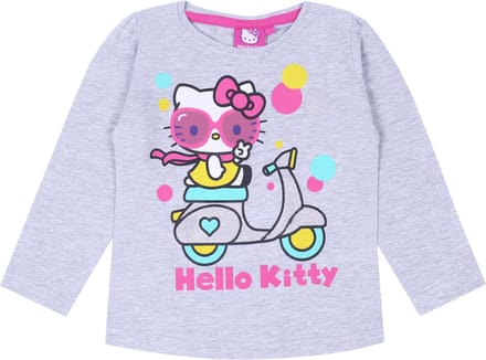 Grijs gemêleerd shirt - Hello Kitty