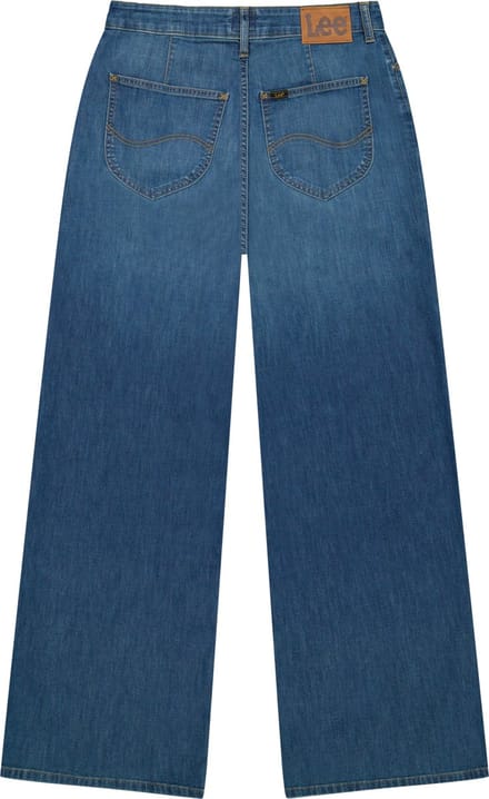 Lee - Stella - Dames Wide Leg Jeans - Blue Arrow