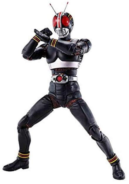Actiefiguur Kamen Rider Zwart - 150 mm Voorgeschilderd met True Bone Carving Methode