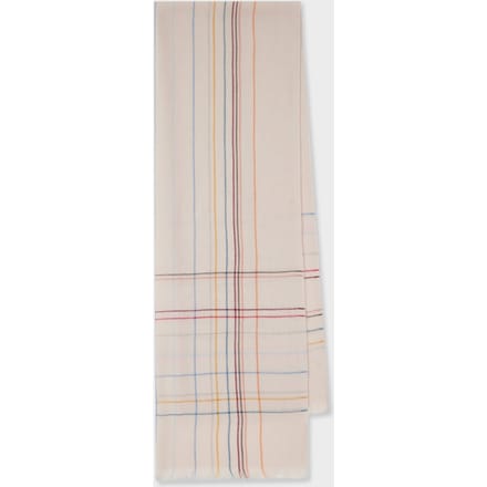 Paul Smith Woscarf Brkn Sig Chck Off White Taglia: OS | Sciarpe Outlet | Donna | Bianco