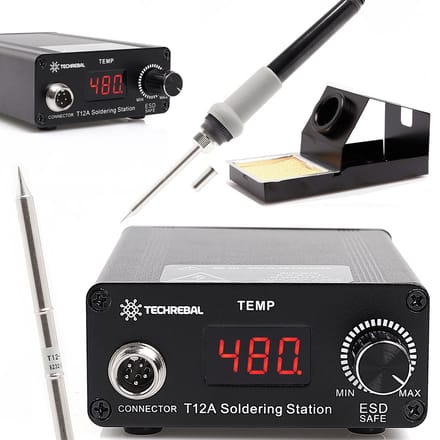 Techrebal T12 Serie - Soldeerstation - 75W - Snelle Opwarming - Automatisch Uitschakelen