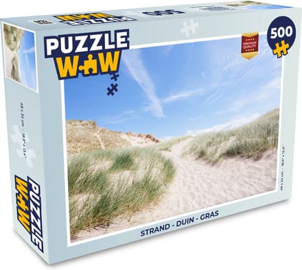 Puzzel Strand - Duin - Gras - Legpuzzel - Puzzel 500 stukjes