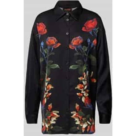 Regular fit overhemdblouse met doorknoopsluiting
