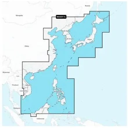 Navigatiekaart van chine en japon Navionics SD