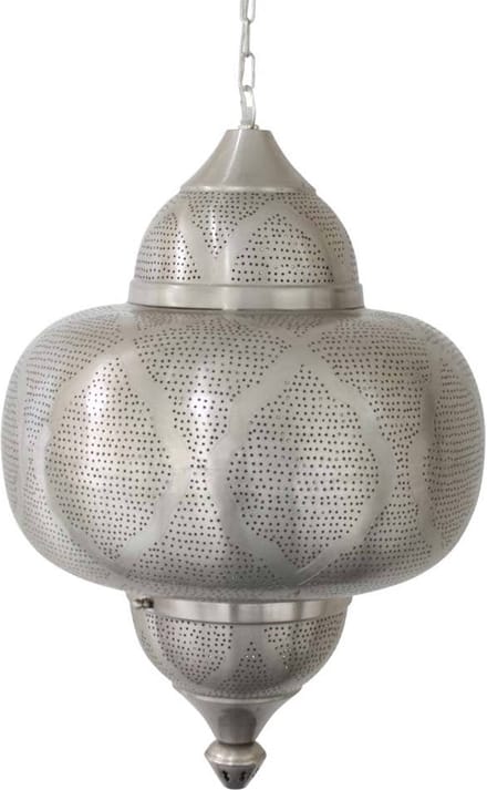 Safaary - Oosterse Hanglamp Nikkel Goud Laxmi Ø 41 x 67cm