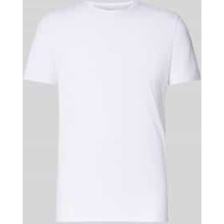 Regular fit T-shirt van katoenmix