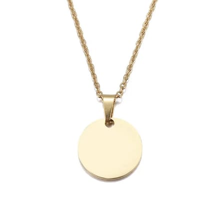 Jomide Ketting Rondje - Goudkleurig