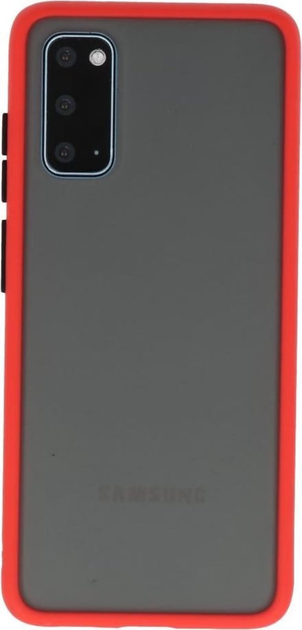 Hardcase Backcover Geschikt voor Samsung Galaxy S20 Rood