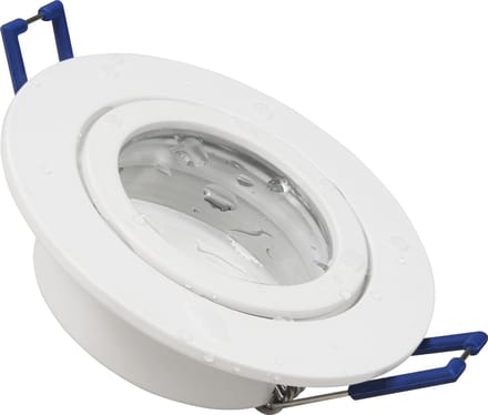 Montageframe McShine ''DL-54'' rond, clipsluiting, IP44, wit