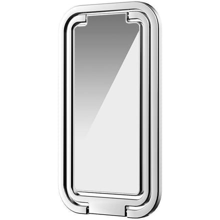 Opvouwbare mobiele telefoonhouder 360 graden draaibare telefoonbeugel Zinklegering Telefoon live-uitzending zilver
