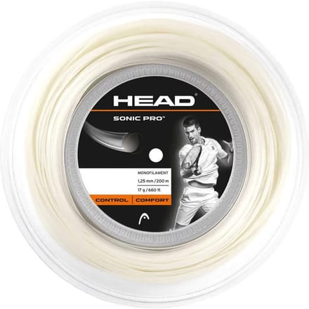 HEAD Sonic Pro Rol Snaren 200m-Wit