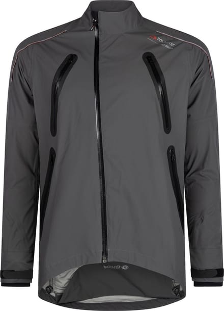 ONDA Fietsjack wind- en waterdicht unisex Grijs - Polartec - S
