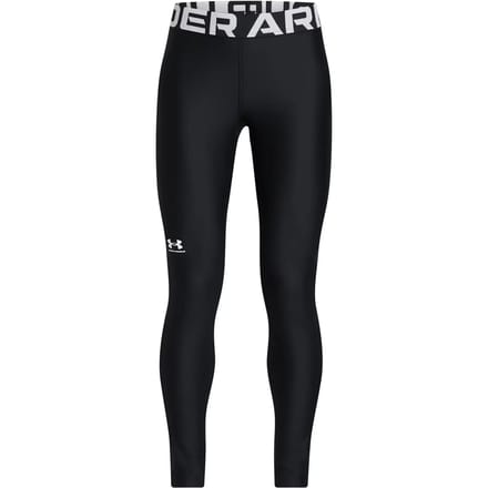 Under Armour HG Legging Unisex Sportlegging - Zwart - Wit