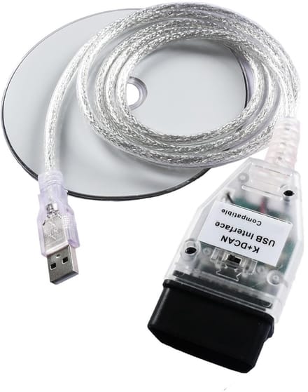 OBD2 K+CAN K+DCAN Diagnosekabel voor Autodiagnose