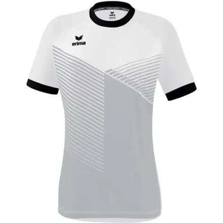 Erima Mantua Shirt Korte Mouw Dames - Wit / Zwart | Maat: 40
