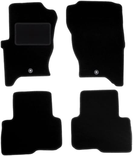 Zwarte veloursmatten voor: Land Rover Discovery III SUV (2004-2011)