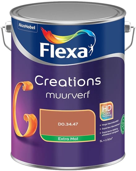 Flexa - Creations Muurverf Extra Mat - D0.34.47 - Mengverf - 5 L