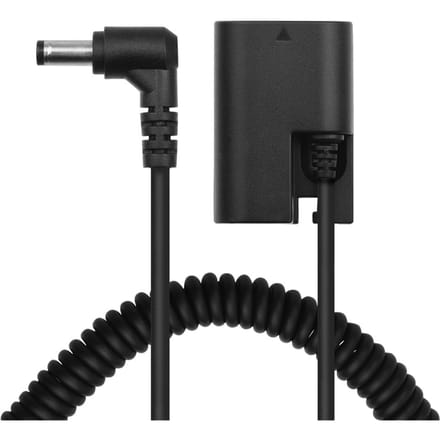 Andoer LP-E6 Dummy Battery Pack DC-koppelstukconnector Veerkabel Batterijvervanging voor Canon 5D2 For Canon LP-E6 zwart