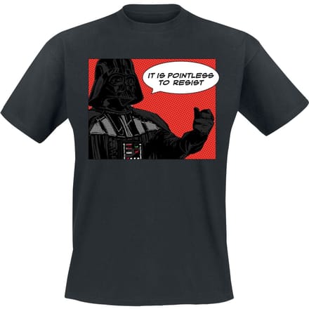 Star Wars - Disney T-shirt - DARTH VADER POINTLESS - M tot XXL - voor Mannen - zwart