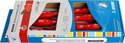 UNIOR - SET SCHROEVENDR VDE - SL 2.5 - 3.0 - 4.0 - 5.5 - PH 1 -2 / 6 PCS