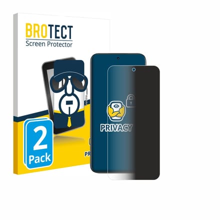 BROTECT - privacy screenprotector voor realme C85 Pro 4G - Folie Beschermfolie Blauwlichtfilter 2 Stuks