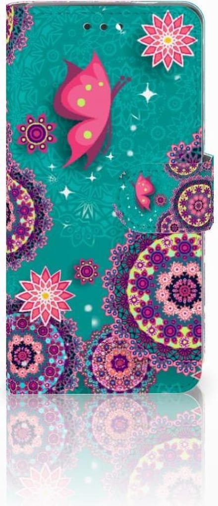 Nokia 3.1 (2018) Hoesje Cirkels en Vlinders