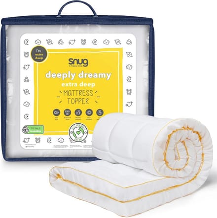 Extra Dikke Matrastopper 10 cm | Gewatteerd & Hypoallergeen | Comfortabel en Machinewasbaar