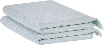 ATIU - Handdoek set van 2 - Mintgroen - Katoen