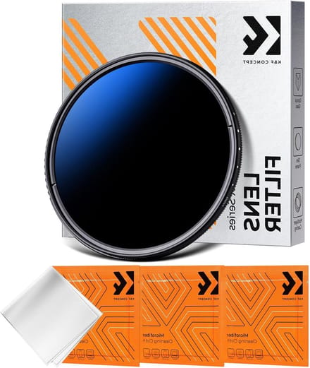 Variabel ND Filter 58mm - Nano K Series Grey Filter ND2-ND2000 voor Fotografie en Videografie