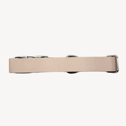 Solid - Zand / Beige - Halsband Hond - S- 28 / 40 cm