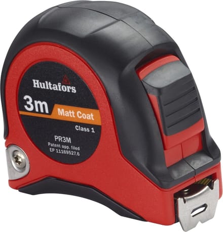 Hultafors PR 3M Rolmaat - Staal - 3m x 19mm - Geel