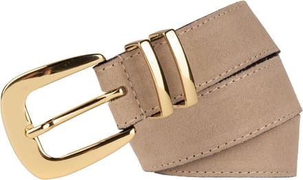Legend Dames - Leren riem - Beige - 80cm