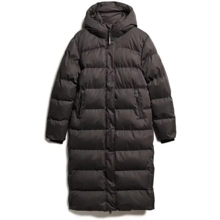 Superdry MICROFIBRE LONGLINE PUFFER JKT Dames Jas - Maat M