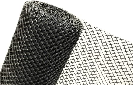 Gazonbeschermingsrooster - Bodemversteviger Bodemgrid - Stabiliteit Gazon Oprit - Maairobot Compatibel - 2x15 Meter 660g/m² - Zwart