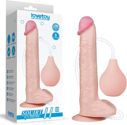 Realistische Spuitende Dildo – 23 cm