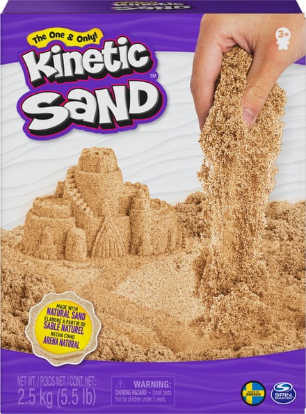 Kinetic Sand - Natuurlijk Zand - 2,5 kg origineel Kinetic Sand - Sensorisch speelgoed