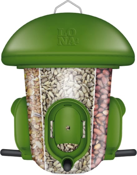 Lona Voersilo S6 - Voersilo - 21 cm 800 ml Groen Transparant