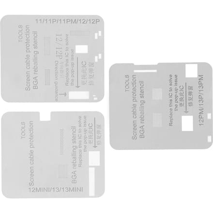 Filet de Protection de Câble de Réparation d'Écran Acier Inoxydable Gabarit de Protection IC de Câble d'Écran LCD pour gray