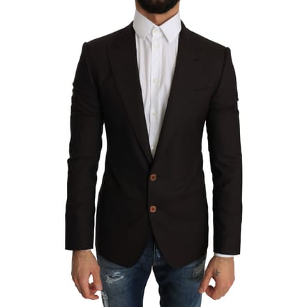 Dolce & Gabbana Heren Bruin Wollen SICILIA Jasje Jasje Blazer