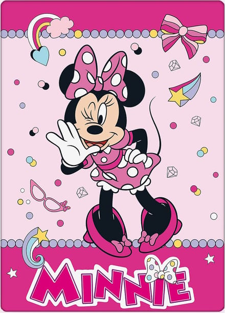 Minnie Mouse Fleece plaid whisper 100 x 140 cm