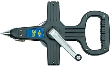 Vorel GRD - Geodetische Stalen Meetlint - 30m - Zwijbaar - PVC Behuizing