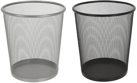 Metalen Prullenbak 30 cm - Duurzaam en Stijlvol Afvalbeheer