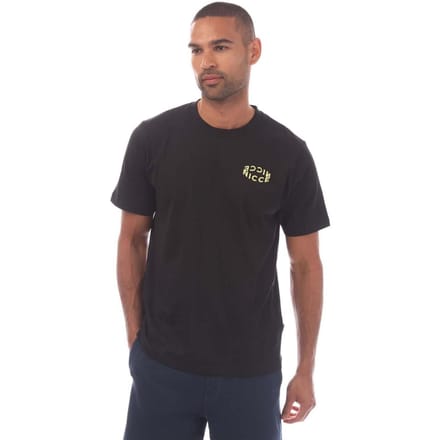 Nicce Heren Tanetta Katoen Regular T-shirt (Zwart)