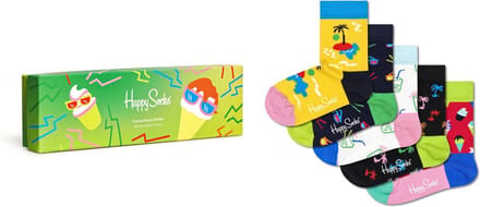Happy Socks XKTRO44-0200 5-Pack Tropical Socks Gift Set 2-3Y