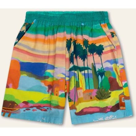 Oilily Plank Broek- maat152/12yr Porcelain Blauw